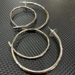 Kendra Scott Silver Hoop Post Earring